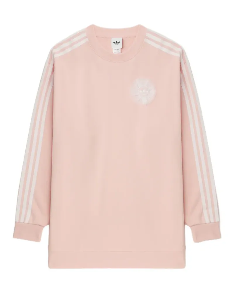 adidas appliqué 3-Stripes sweatshirt - Rosa Rosa