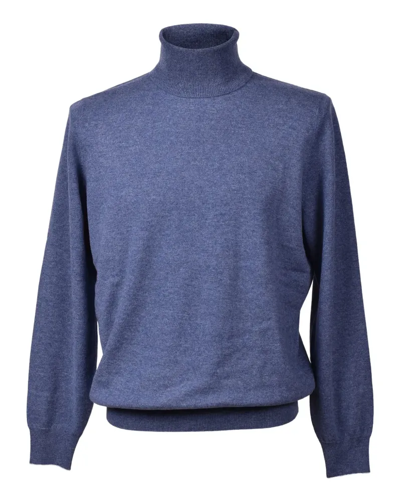 Brunello Cucinelli Klassischer Rollkragenpullover - Blau Blau
