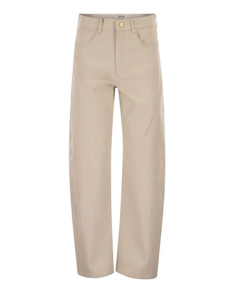 Max Mara Hose im Five-Pocket-Design - Nude Nude