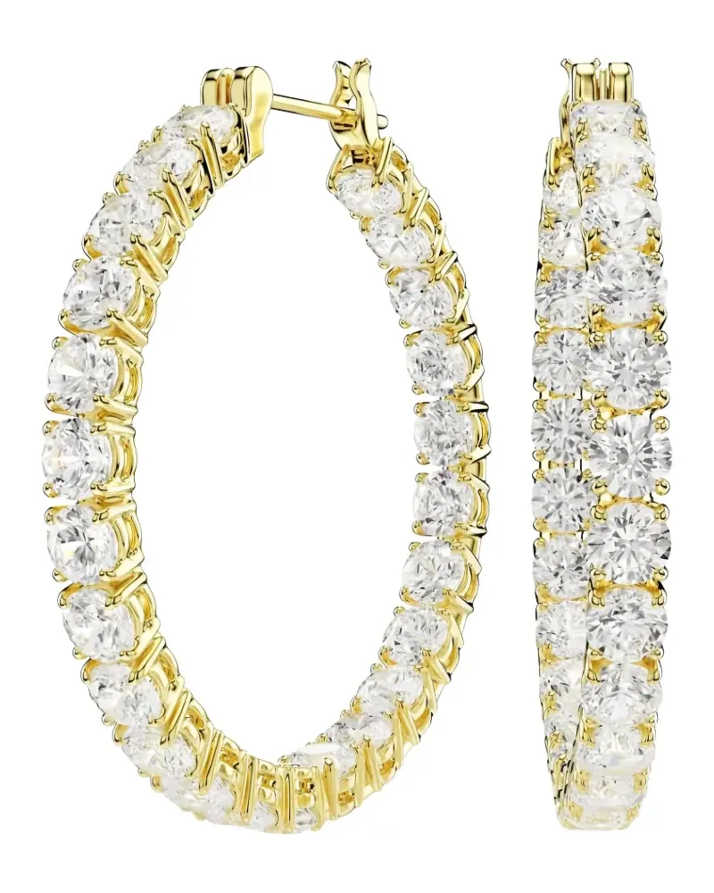 Swarovski Matrix hoop earrings - Gold Gold