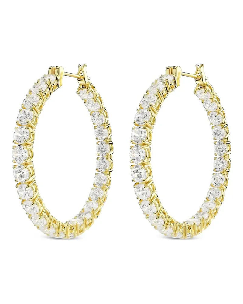Swarovski Matrix hoop earrings - Gold Gold