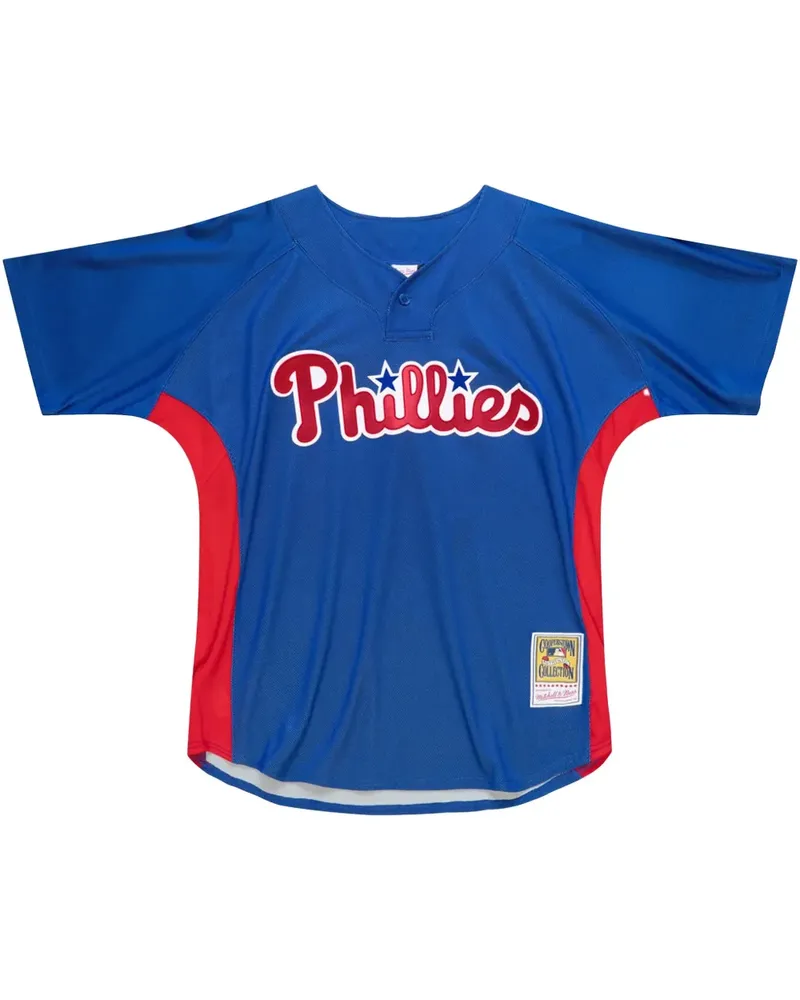 Mitchell & Ness MLB Batting "Phillies 2010 Roy Halladay" Trikot - Blau Blau