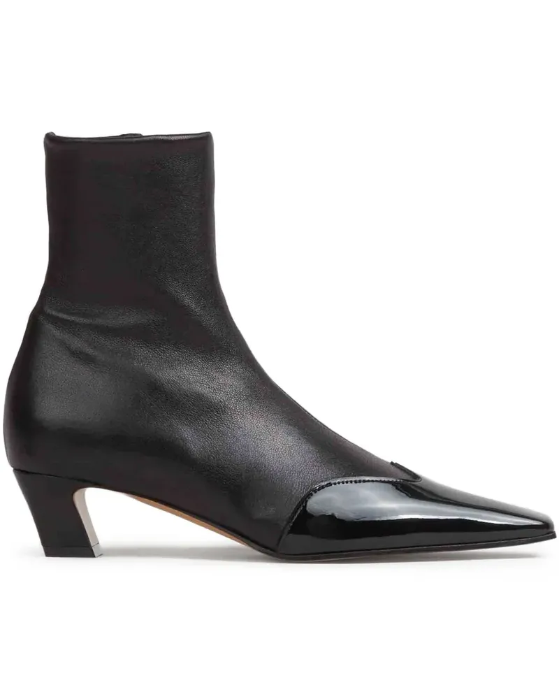KHAITE patent leather boots - Schwarz Schwarz