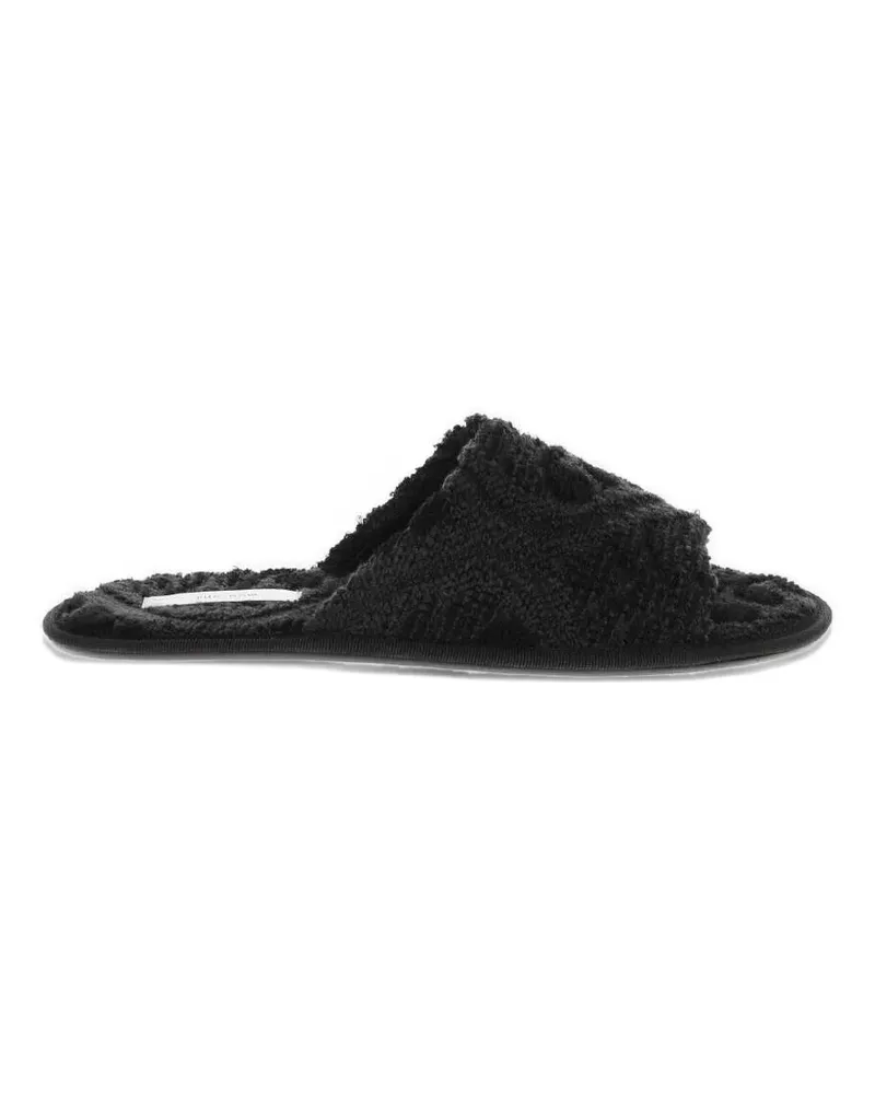 The Row Frances Frottee-Sandalen - Schwarz Schwarz