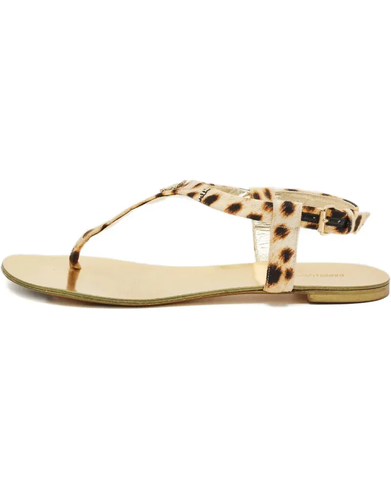 Roberto Cavalli thong sandals - Nude Nude