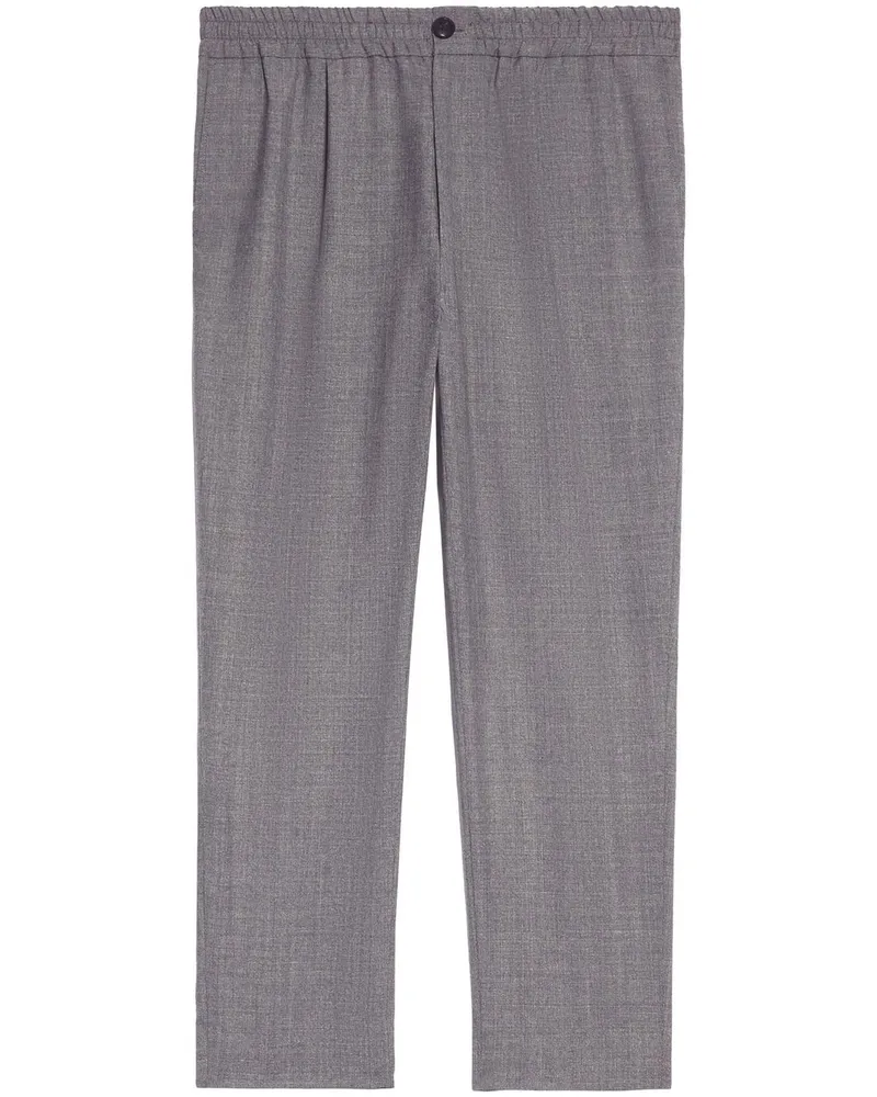 AMI Paris Klassische Cropped-Hose - Grau Grau