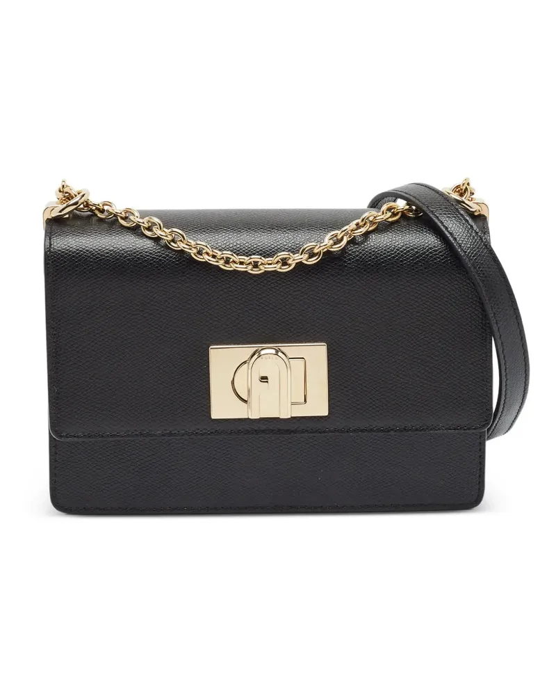 Furla 1927 Schultertasche mit Kette - Schwarz Schwarz