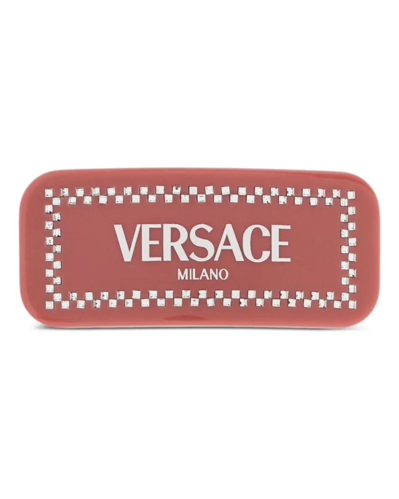 Versace Left Crystal Haarspange - Rosa Rosa