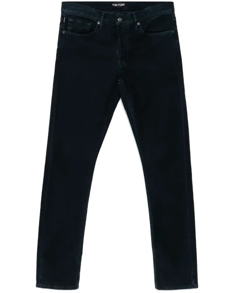 Tom Ford Hose mit schmalem Schnitt - Blau Blau