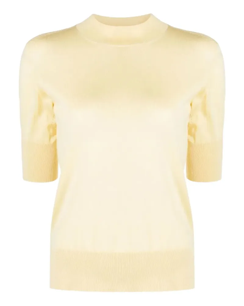 Jil Sander T-Shirt aus Kaschmir - Gelb Gelb
