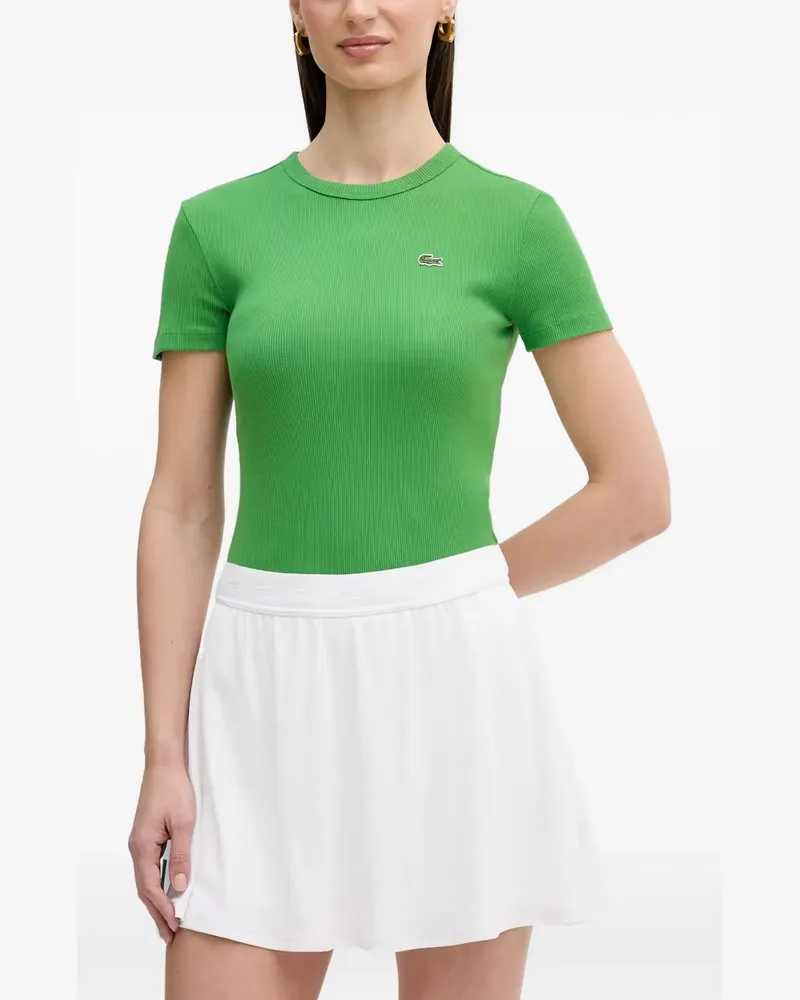 Lacoste logo-patch T-shirt - Grün Grün
