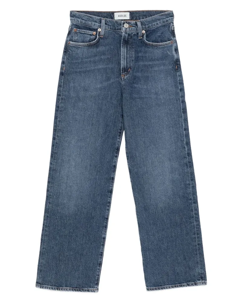 AGOLDE Gerade Harper Jeans - Blau Blau