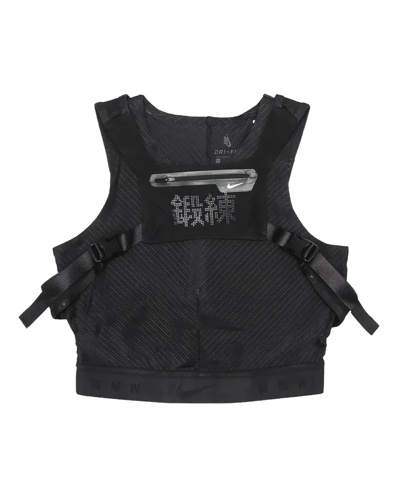 Nike buckled vest - Schwarz Schwarz