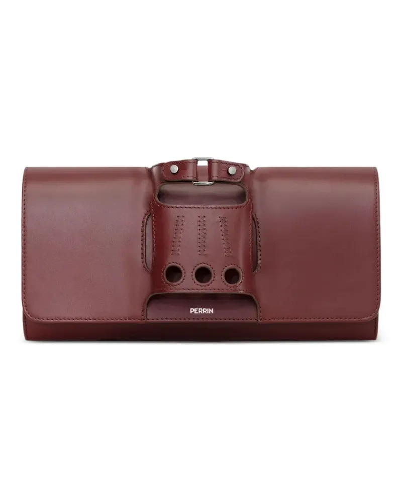 PERRIN PARIS Le Cabriolet Glove Clutch - Rot Rot