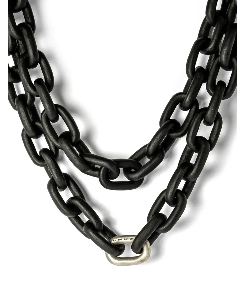 Parts Of Four Organic Chain Halskette - Schwarz Schwarz