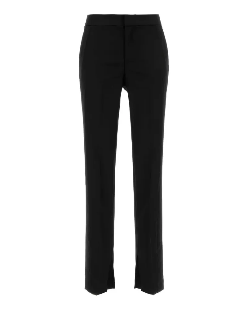PT TORINO pressed-crease slit-hem trousers - Schwarz Schwarz