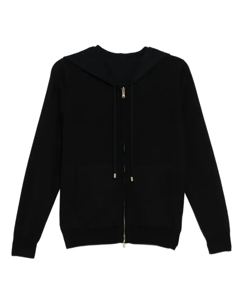 N.Peal Doppelseitiger Hoodie - Schwarz Schwarz