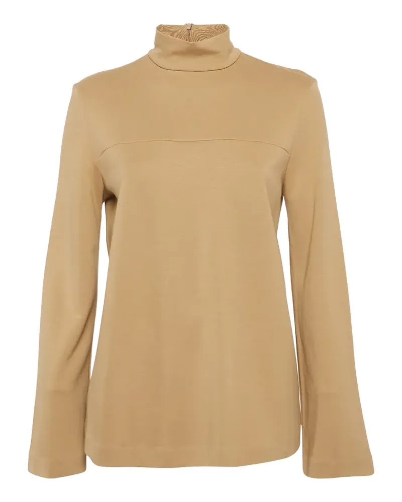 Max Mara high-neck sweatshirt - Nude Nude