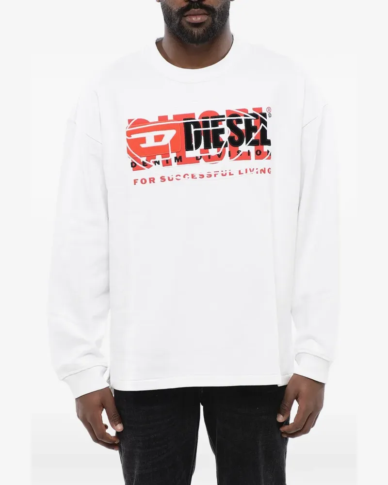Diesel logo-print sweatshirt - Weiß Weiß