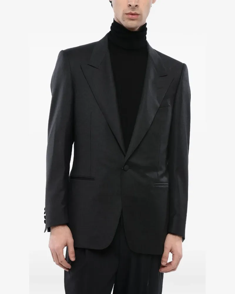 Corneliani Anzug mit steigendem Revers - Grau Grau