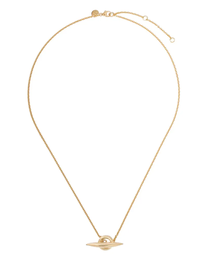 Shaun Leane Arc' Halskette mit Knebeldetail - YELLOW GOLD VERMEIL Yellow