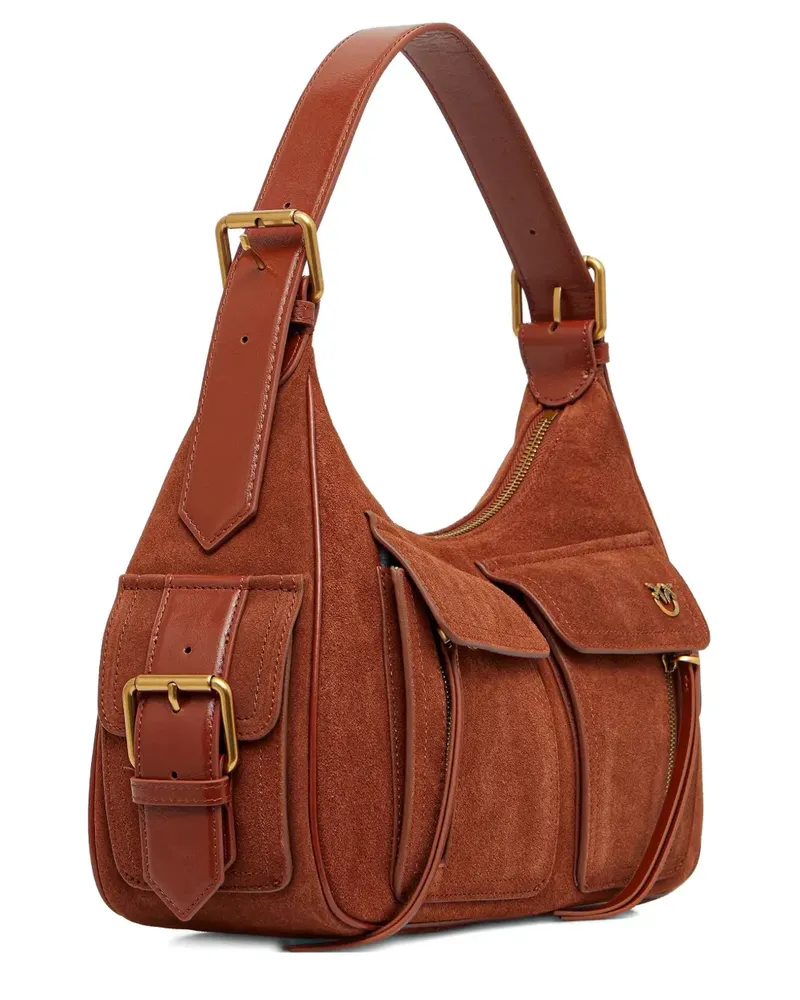 Pinko Shopper aus Wildleder - Braun Braun