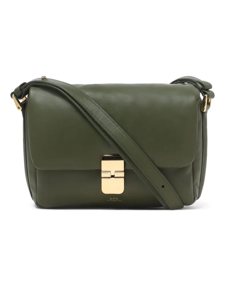 A.P.C. Grace Mini-Tasche mit Klappverschluss - Grün Grün
