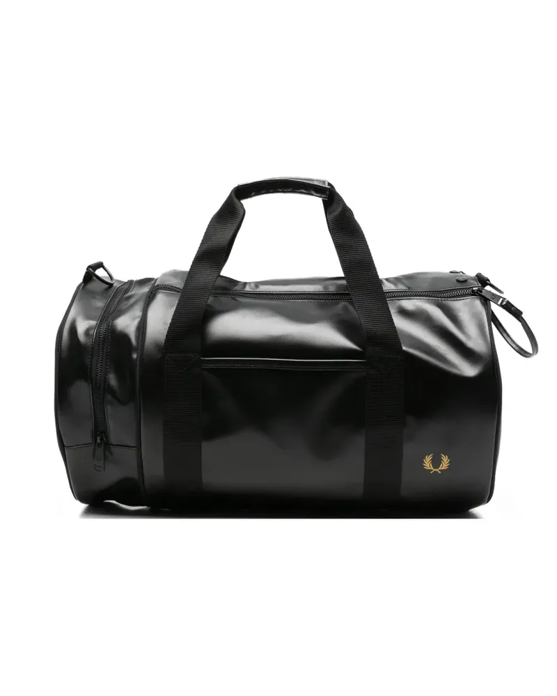 Fred Perry Barrel logo-print holdall - Schwarz Schwarz