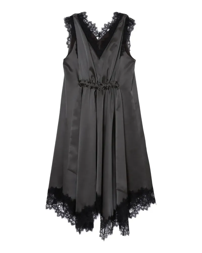 3.1 phillip lim Midikleid mit V-Ausschnitt - Grau Grau