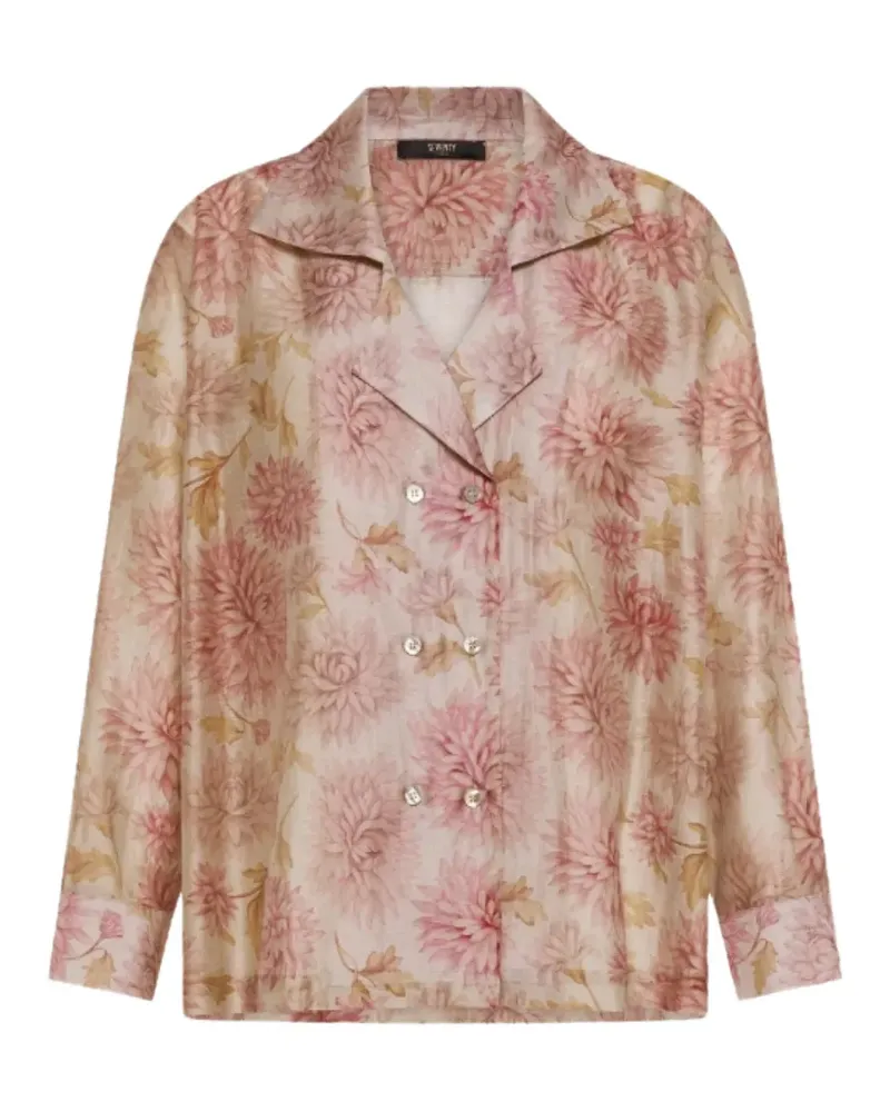 Seventy floral print jacket - Nude Nude