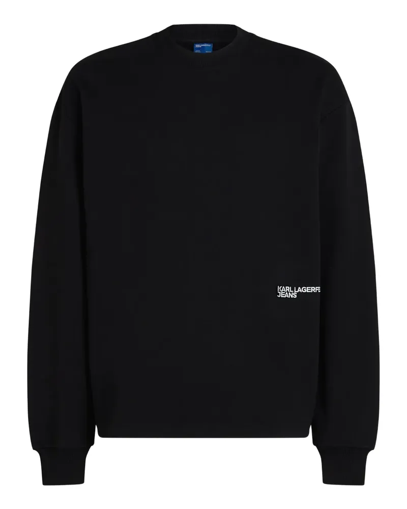 Karl Lagerfeld Sweatshirt mit grafischem Print - Schwarz Schwarz