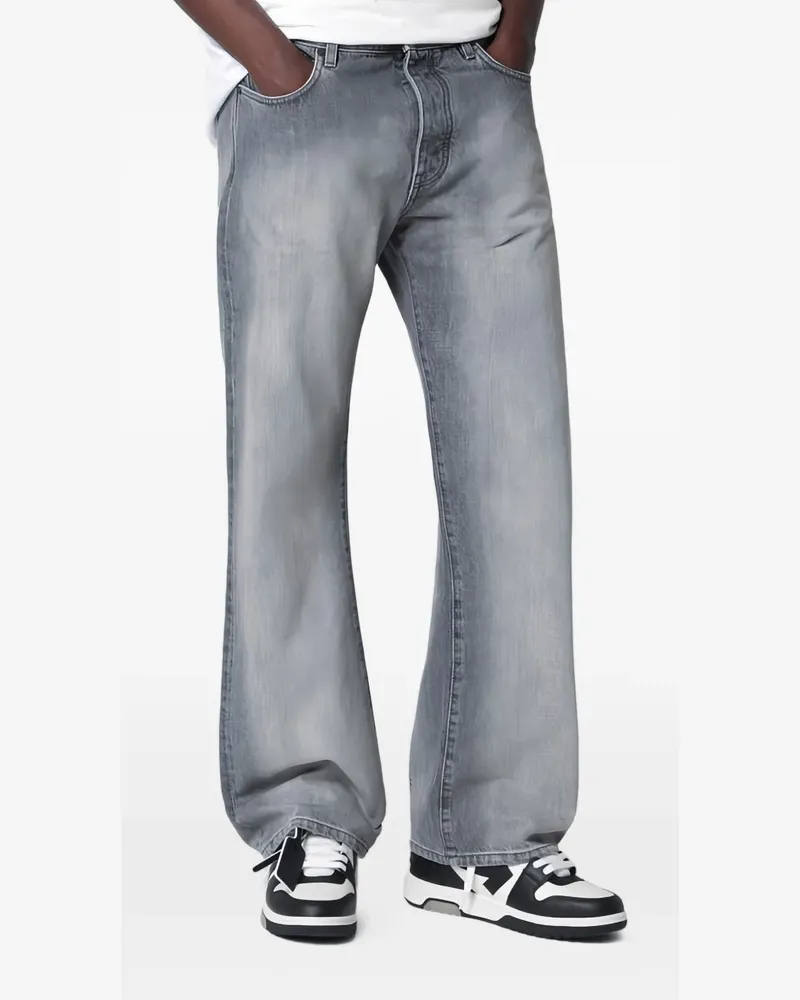 OFF-WHITE Diag Jeans mit lockerem Schnitt - Grau Grau