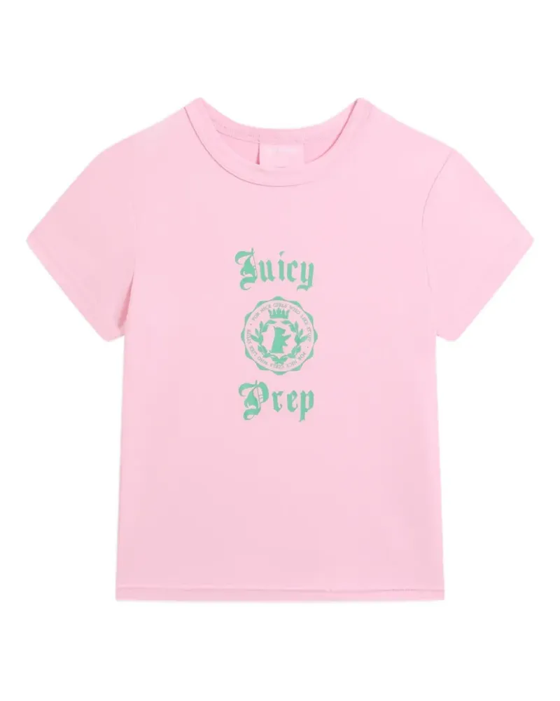 Juicy Couture logo-print argyle-pattern pajama set - Rosa Rosa