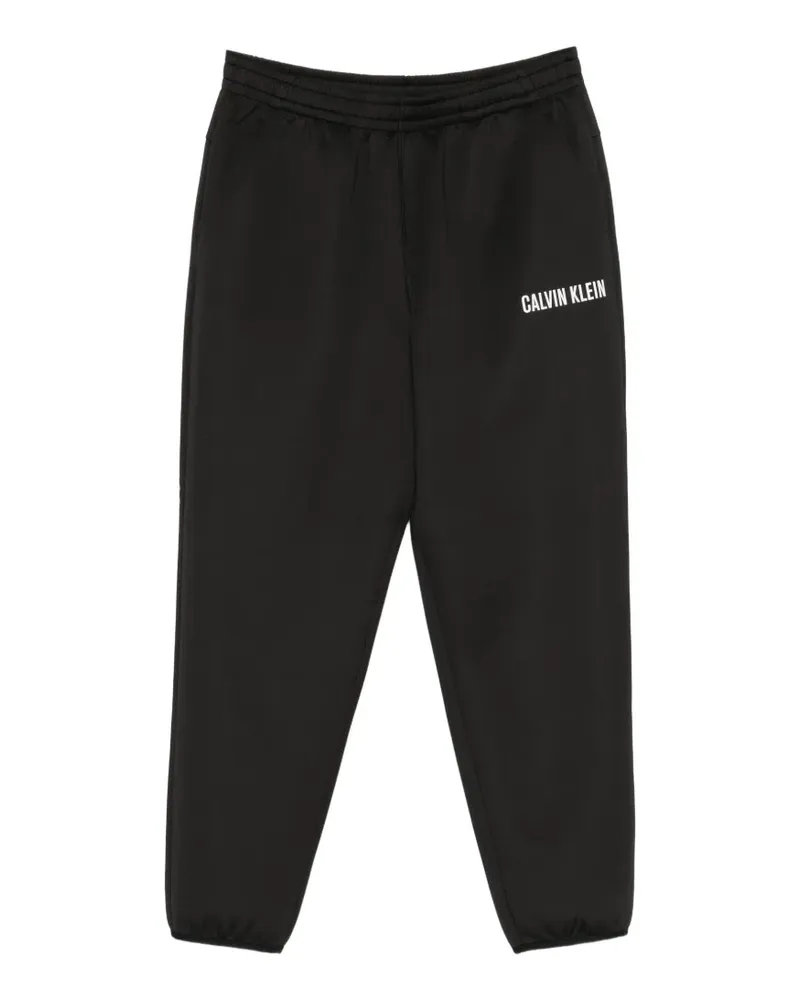 Calvin Klein Jogginghose mit Logo-Print - Schwarz Schwarz