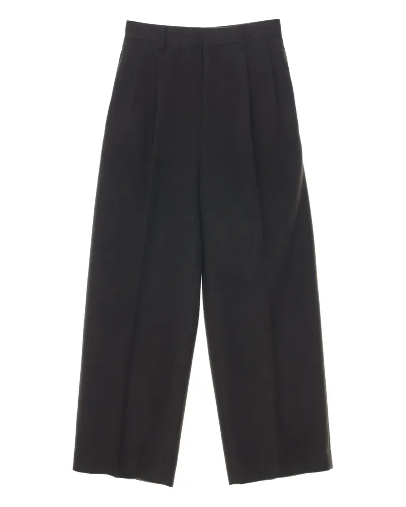 AURALEE Hose mit Gürtelschlaufen - Braun Braun