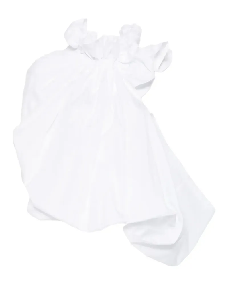 Comme des Garçons ruffled blouse - Weiß Weiß