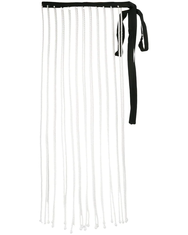 Christopher Kane Pullover mit Perlenfransen - Nude Nude