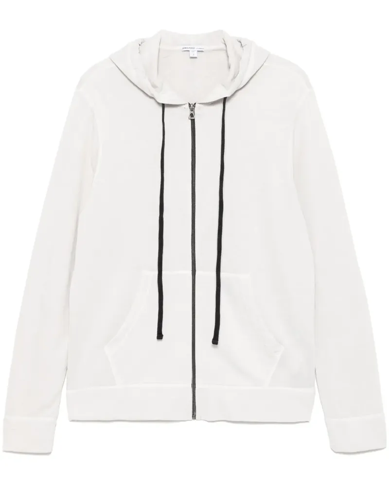 James Perse Vintage French Terry Kapuzenjacke - Grau Grau