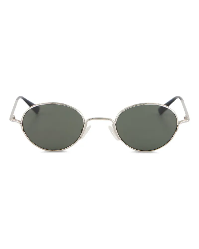 Alexander McQueen oval-frame sunglasses - Silber Silber