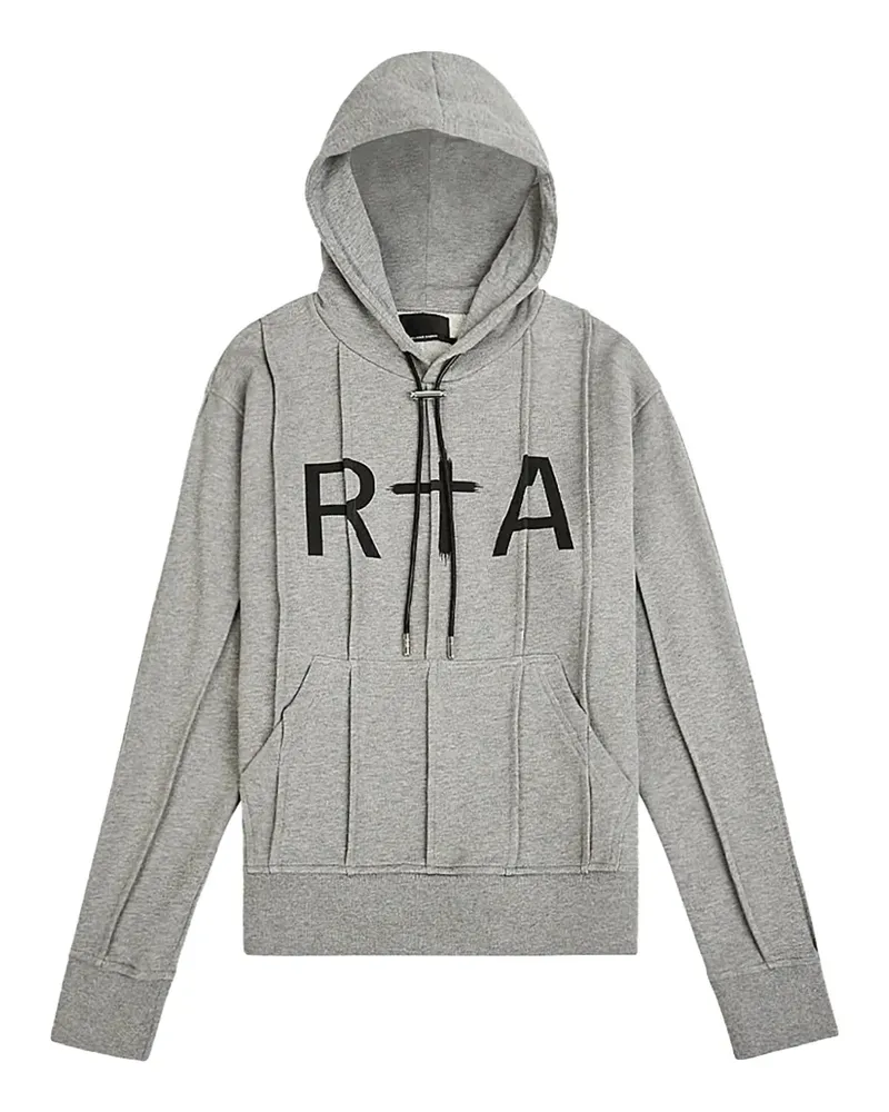 RTA logo-print hoodie - Grau Grau