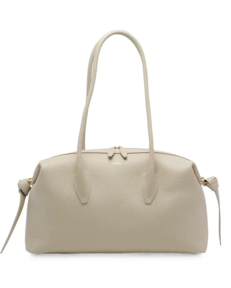 YUZEFI Brioche pebble-grain tote bag - Nude Nude