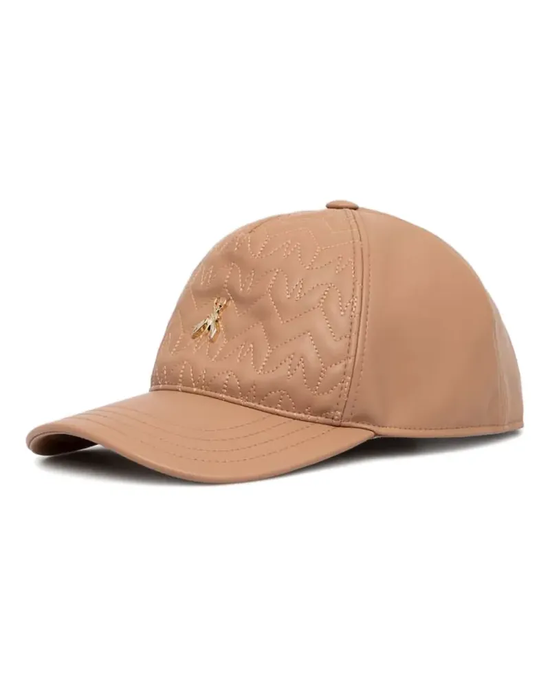 Patrizia Pepe Baseballkappe mit Logo-Schild - Braun Braun