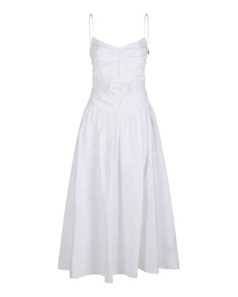 ROTATE Birger Christensen Gerüschtes Minikleid mit Schleifen - Weiß Weiß