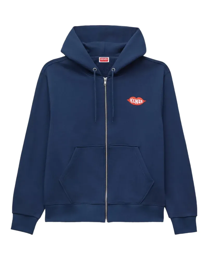 Kenzo Loves Kapuzenjacke mit Stickerei - Blau Blau