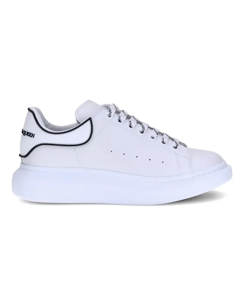 Alexander McQueen piped-trim sneakers - Weiß Weiß