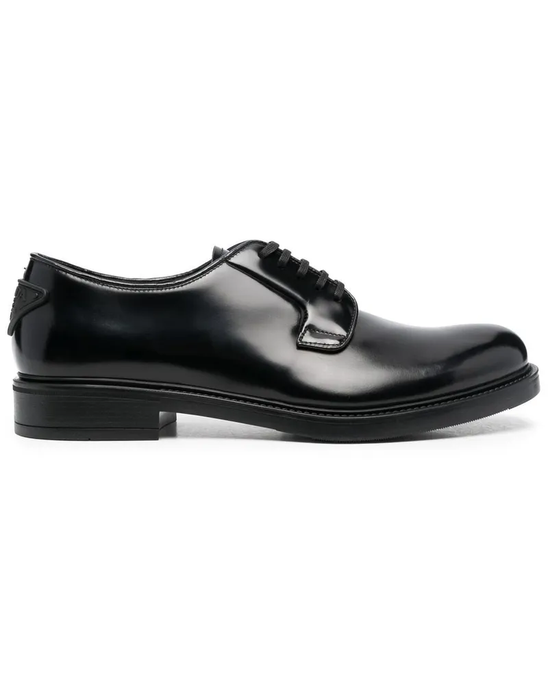 Prada Klassische Derby-Schuhe - Schwarz Schwarz