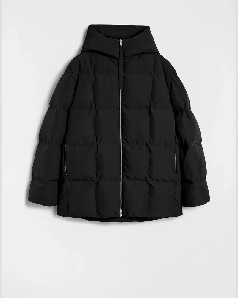 Jil Sander Gesteppte Daunenjacke - Schwarz Schwarz