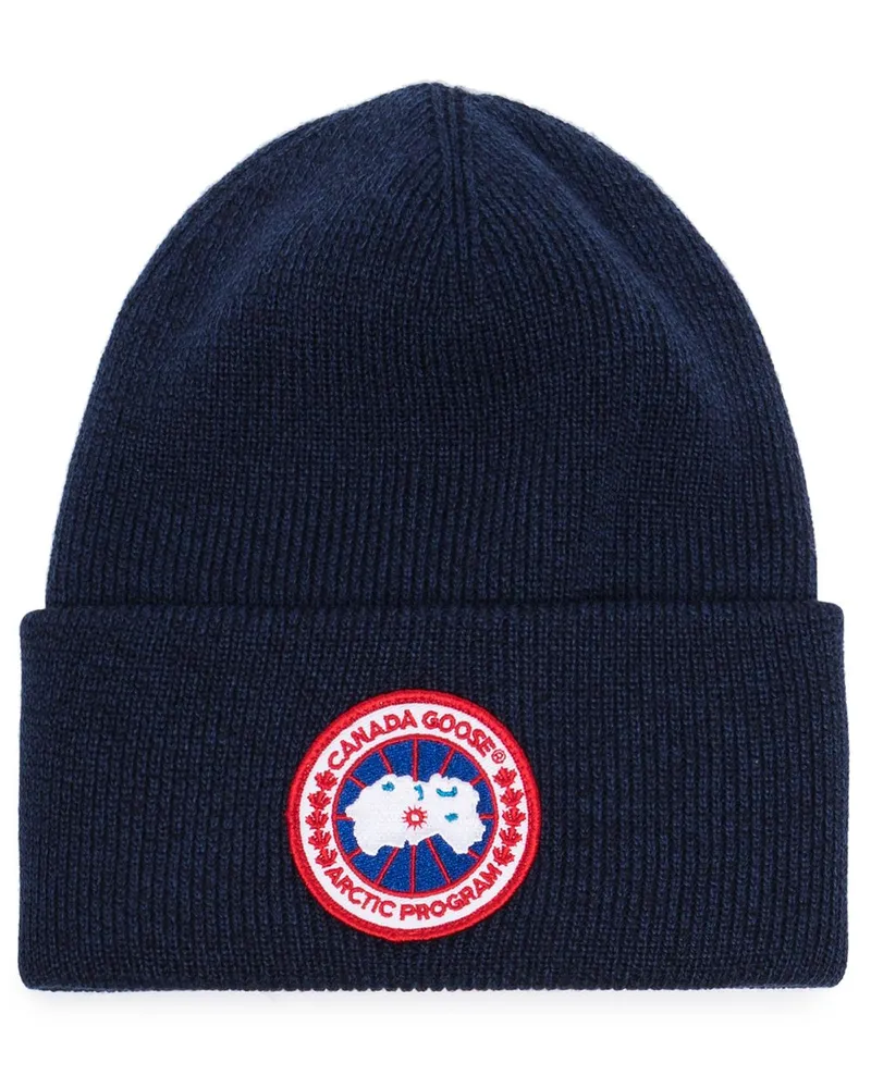 Canada Goose Arctic Toque Woll-Beanie - Blau Blau