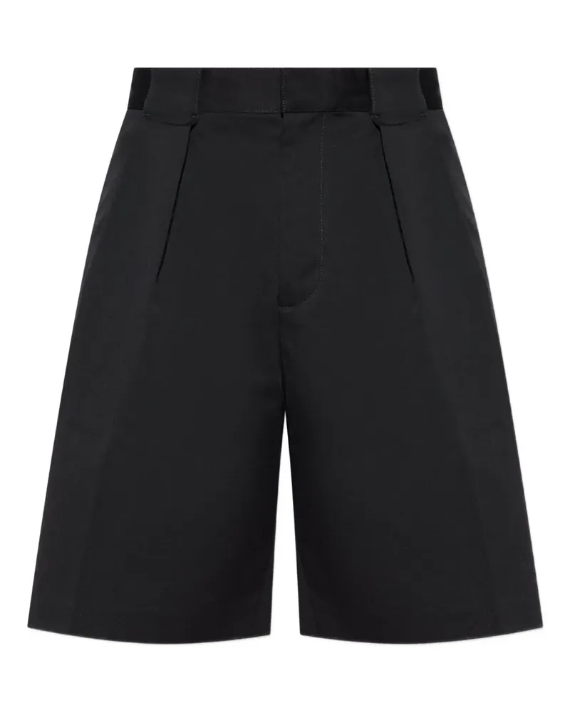 Casablanca Paris Shorts mit Bundfalten - Schwarz Schwarz