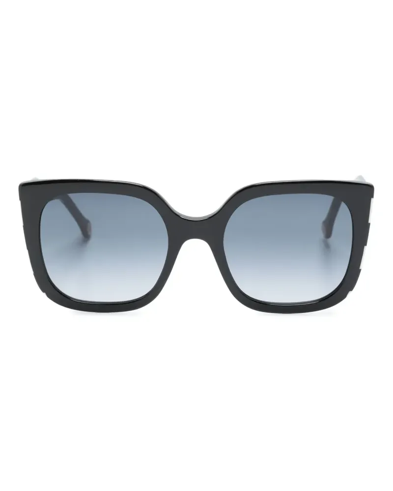 Carolina Herrera New York Cat-Eye-Sonnenbrille mit Farbverlauf - Schwarz Schwarz